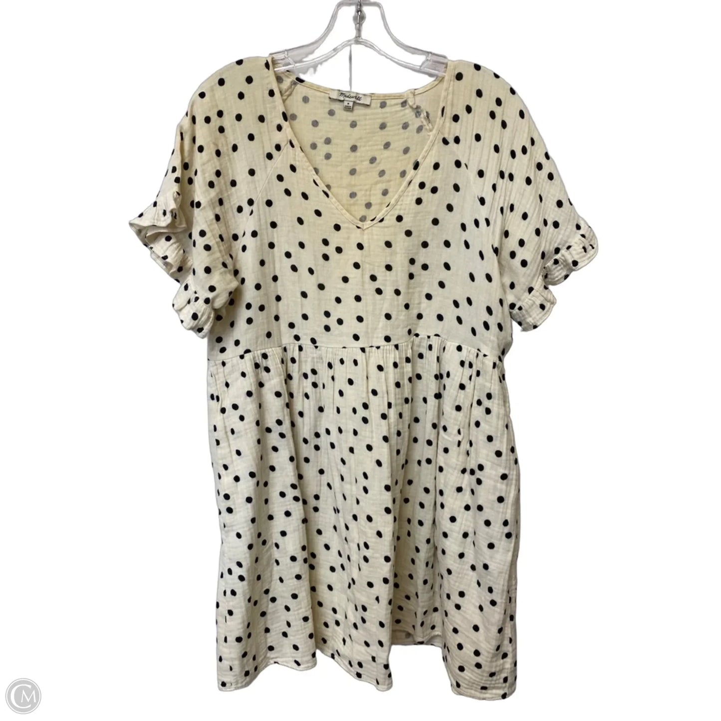 Dress Casual Short By Madewell In Polkadot Pattern, Size: M