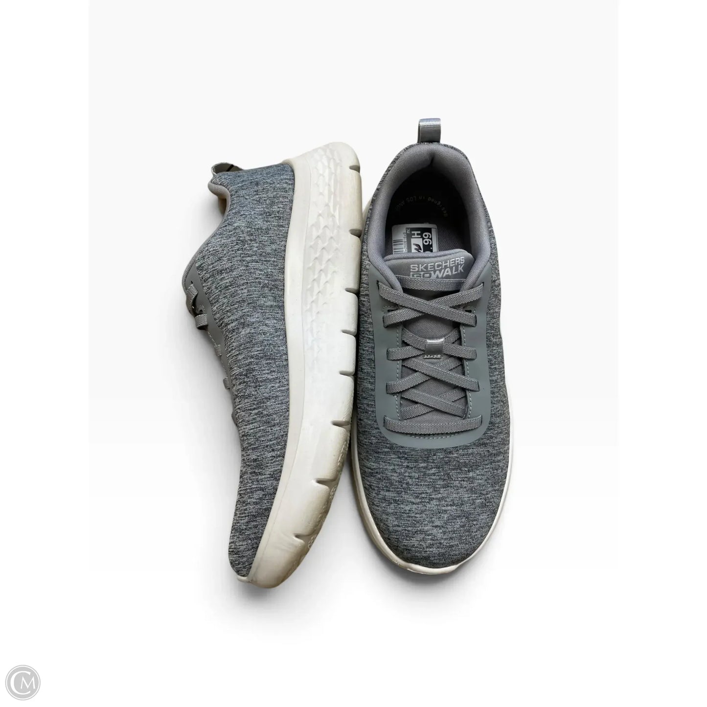 Shoes Sneakers By Skechers In Grey, Size: 7