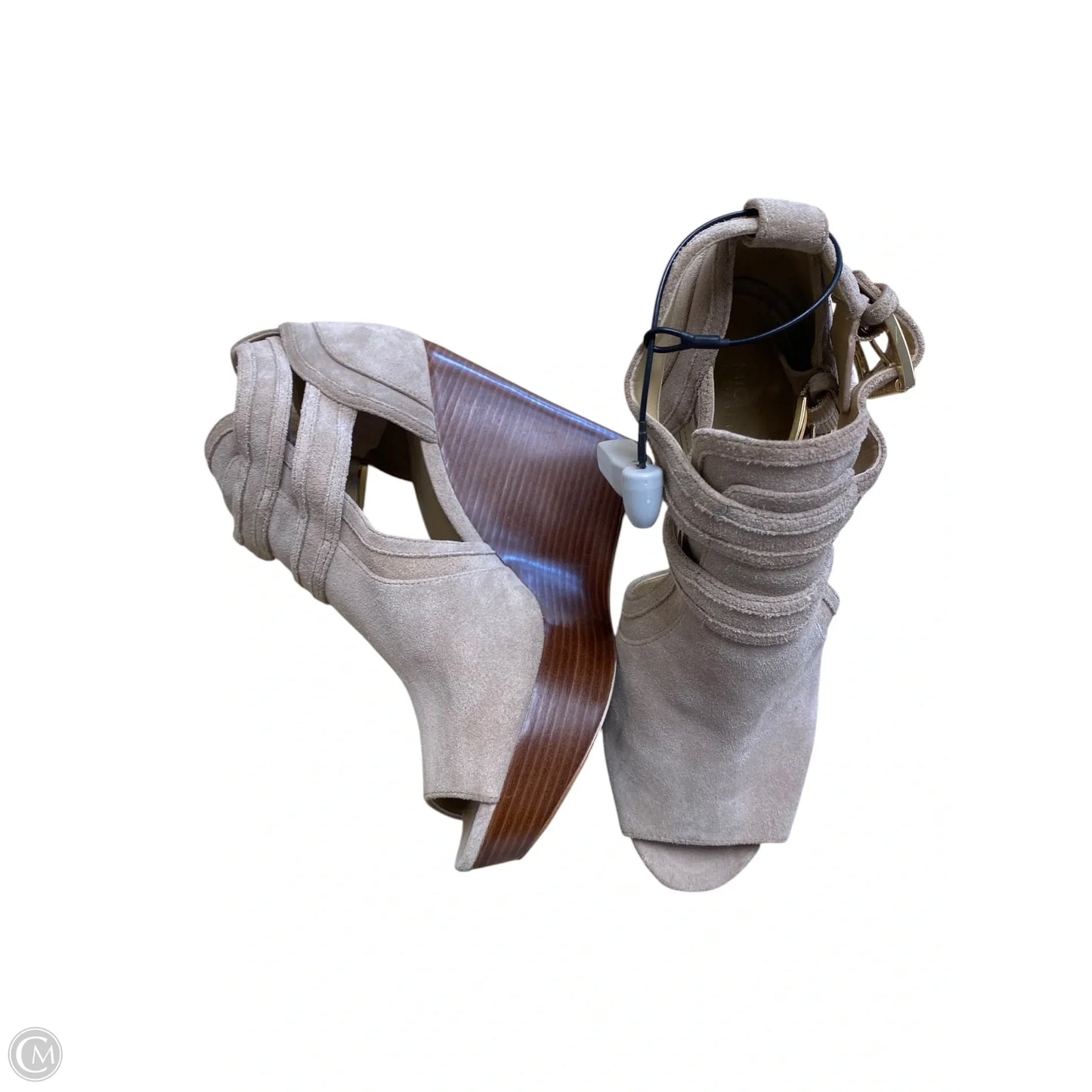 Shoes Heels Wedge By Michael By Michael Kors In Tan, Size: 7.5