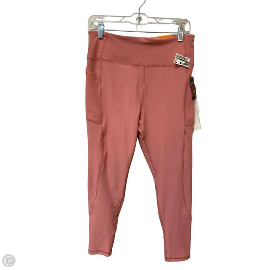 Athletic Leggings By Gottex In Pink, Size: L