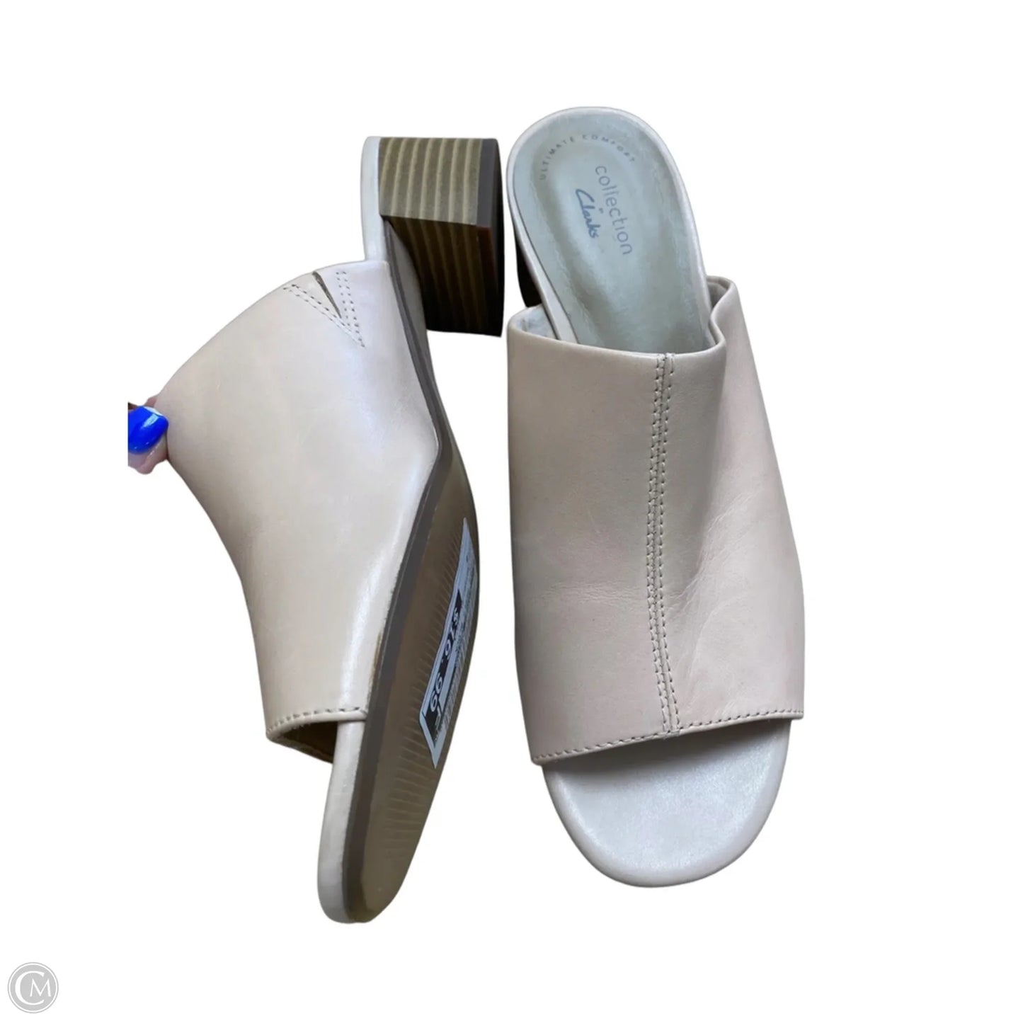 Shoes Heels Block By Clothes Mentor In Pink, Size: 8