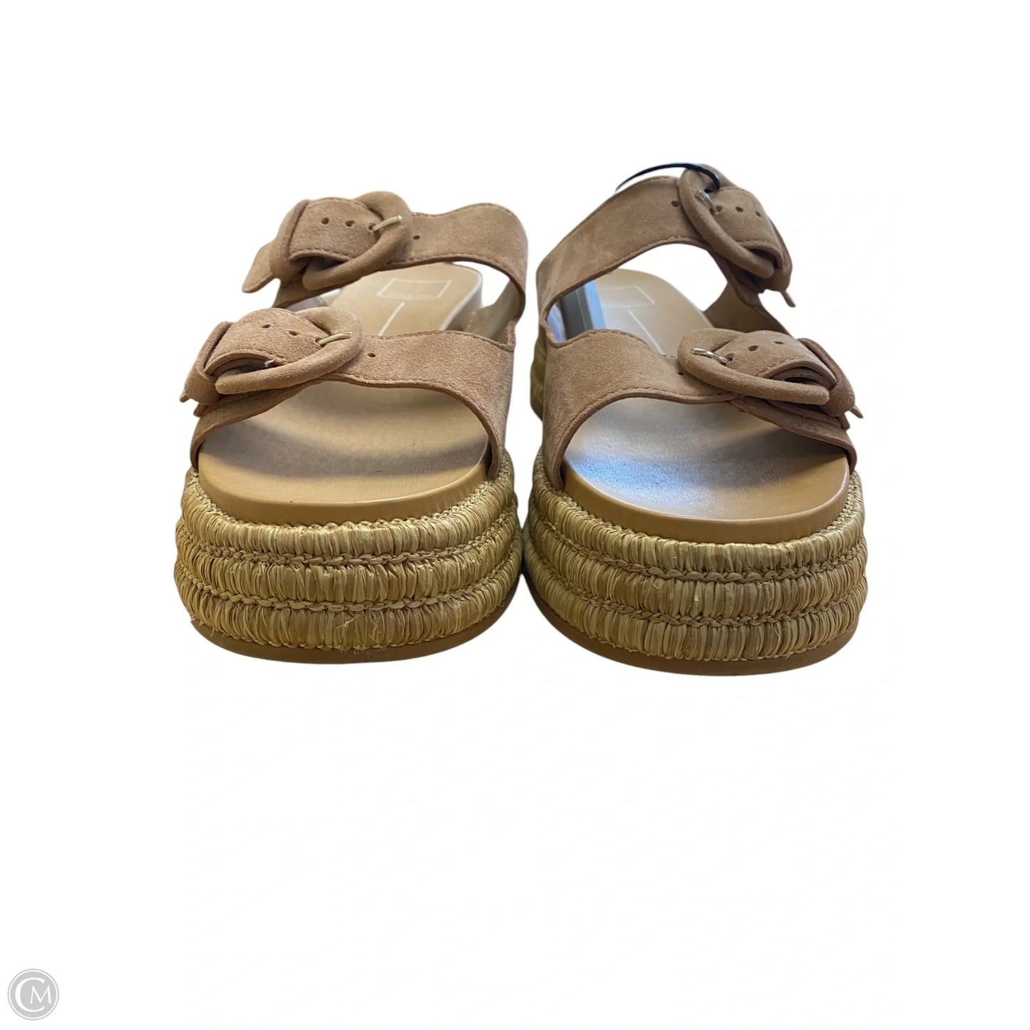 Sandals Heels Platform By Dolce Vita In Tan, Size: 9.5