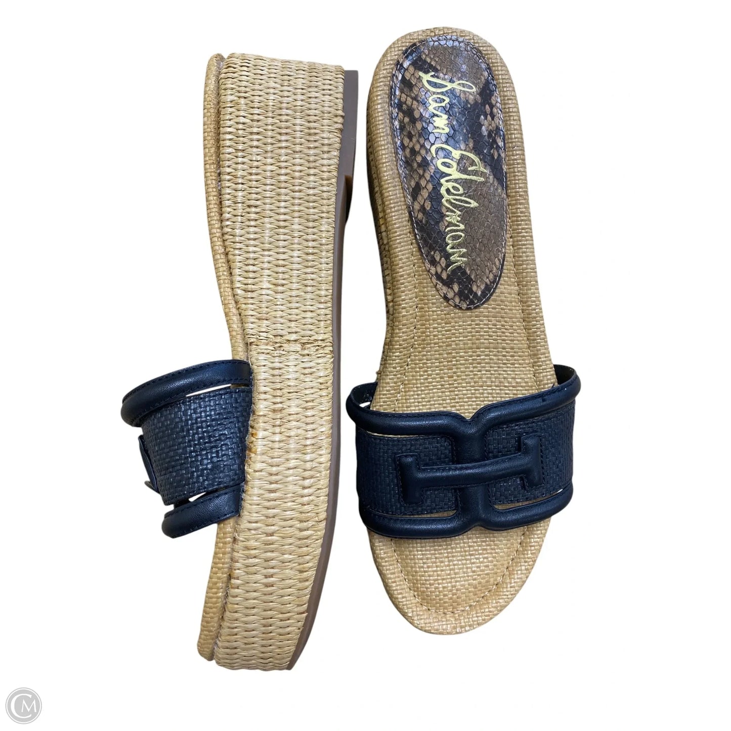 Sandals Heels Platform By Sam Edelman In Tan, Size: 9.5