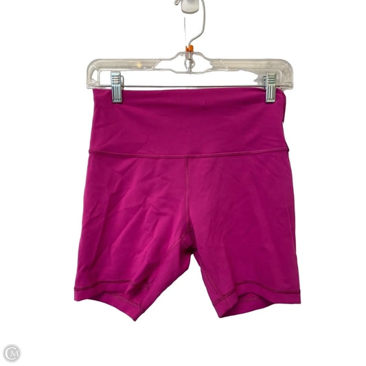 Athletic Shorts By Lululemon In Pink, Size: 0