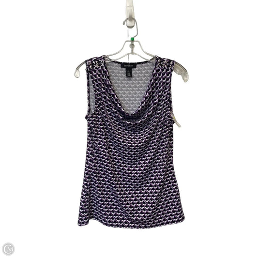Top Sleeveless By White House Black Market In Purple, Size: S