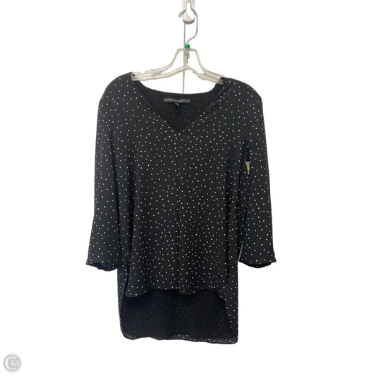 Top Long Sleeve By White House Black Market In Polkadot Pattern, Size: 6