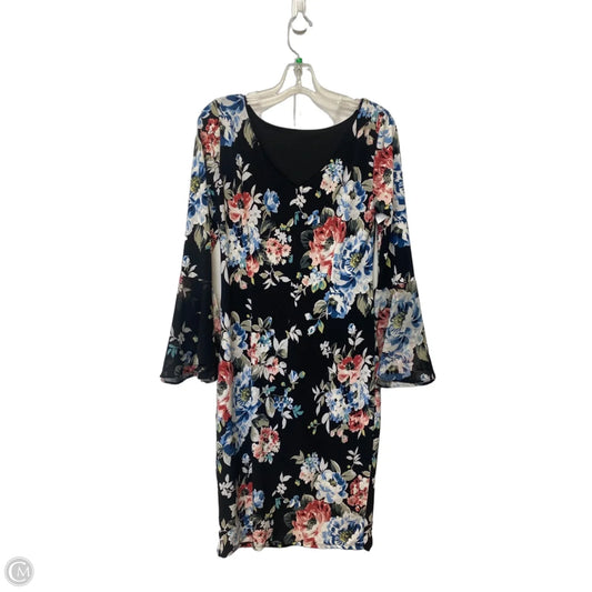 Dress Party Midi By White House Black Market In Floral Print, Size: S