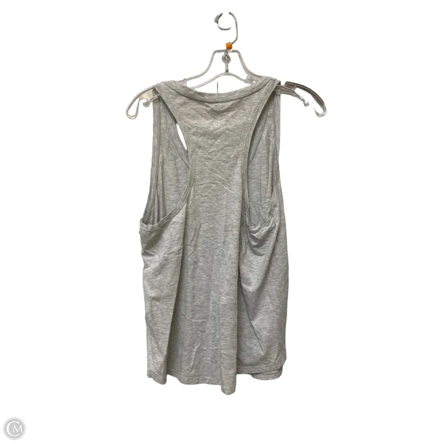 Athletic Tank Top By Lululemon In Grey, Size: 10