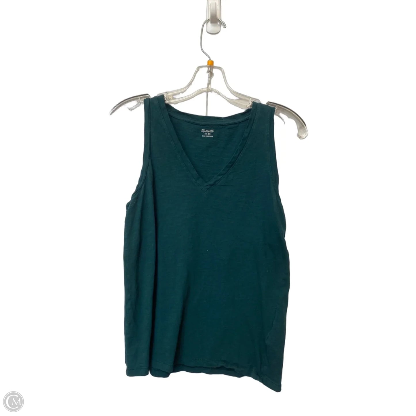 Top Sleeveless By Madewell In Green, Size: Xs