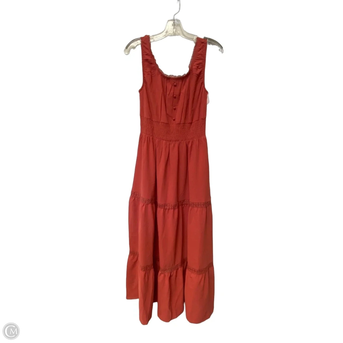 Dress Casual Maxi By Clothes Mentor In Red, Size: L