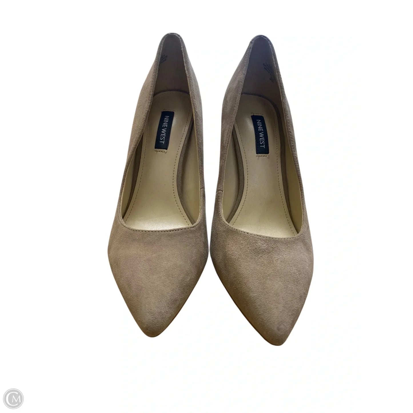 Shoes Heels Kitten By Nine West In Tan, Size: 7.5