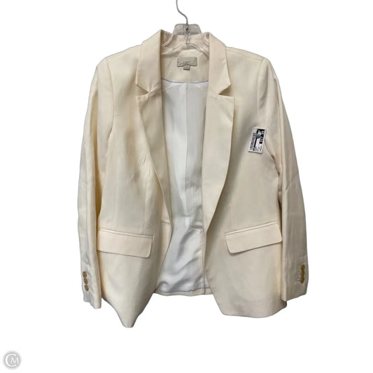 Blazer By Loft In Cream, Size: 8p