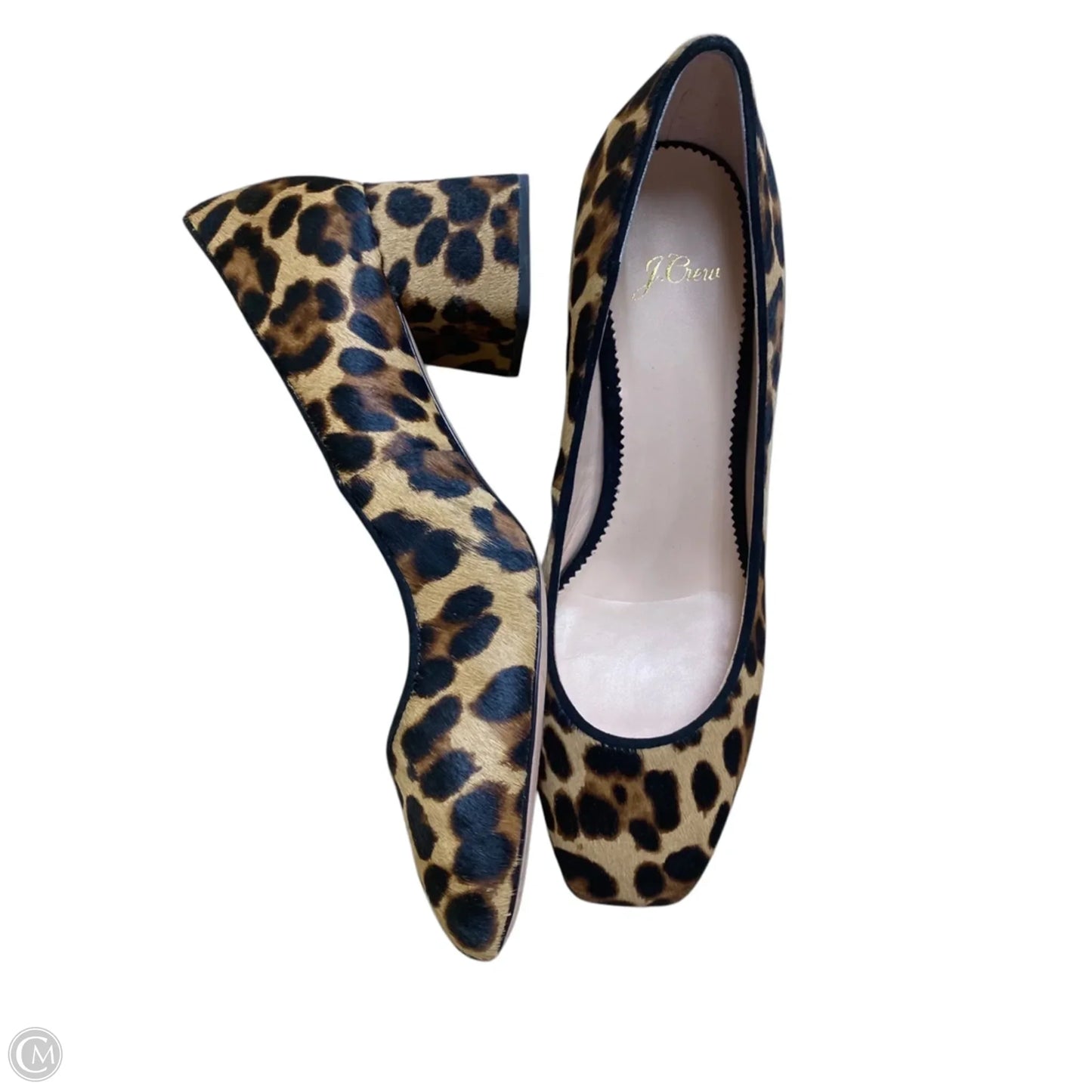 Shoes Heels Block By J. Crew In Animal Print, Size: 8.5