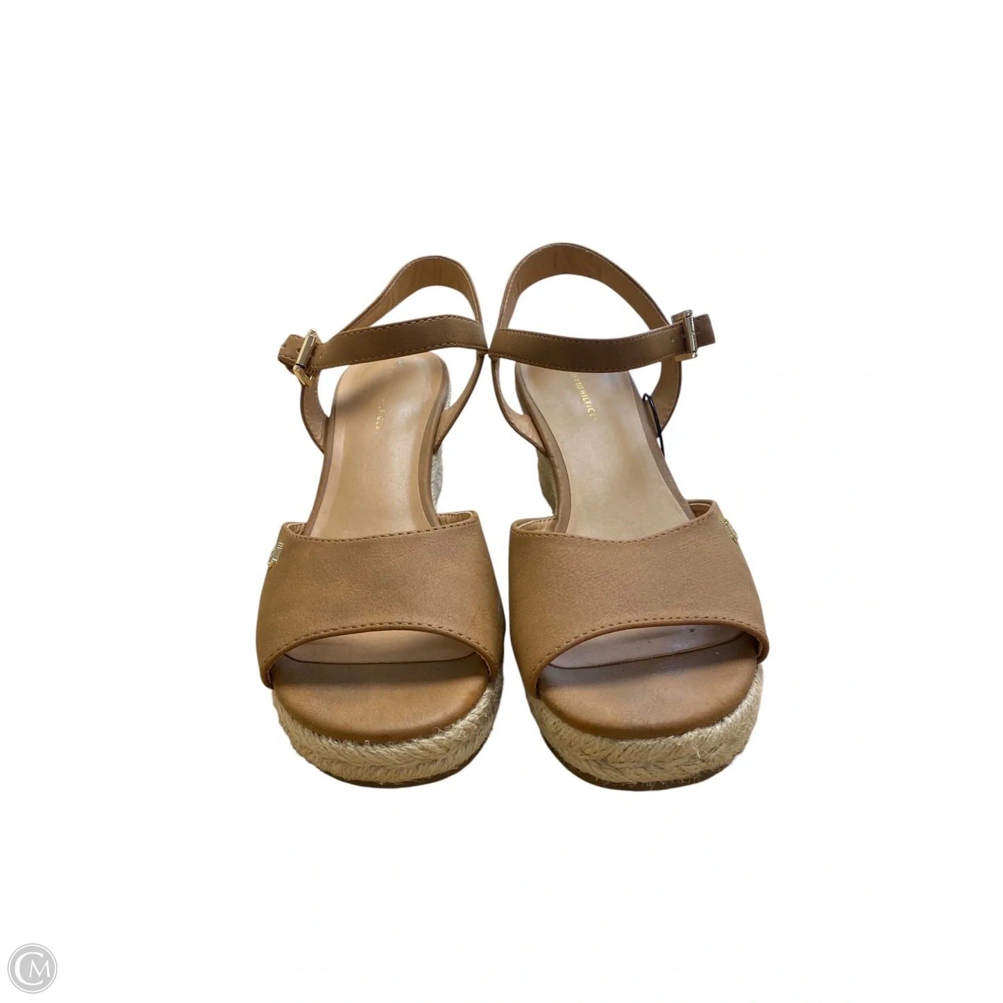 Shoes Heels Wedge By Tommy Hilfiger In Beige, Size: 9