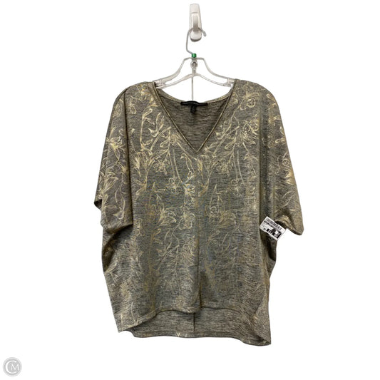 Top Short Sleeve By White House Black Market In Multi-colored, Size: S