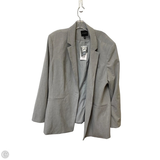 Blazer By Clothes Mentor In Grey, Size: 24