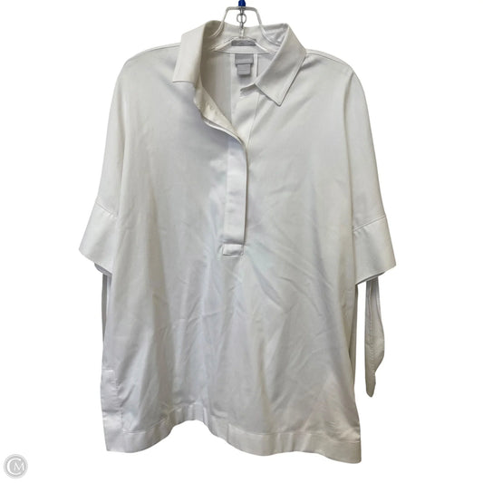 Top Short Sleeve By Chicos In White, Size: 2