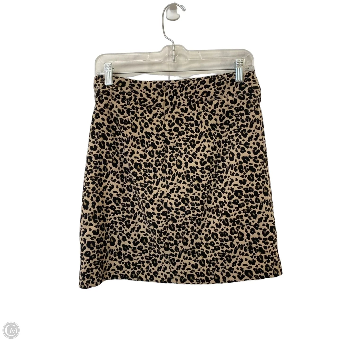 Skirt Midi By Loft In Animal Print, Size: Xs