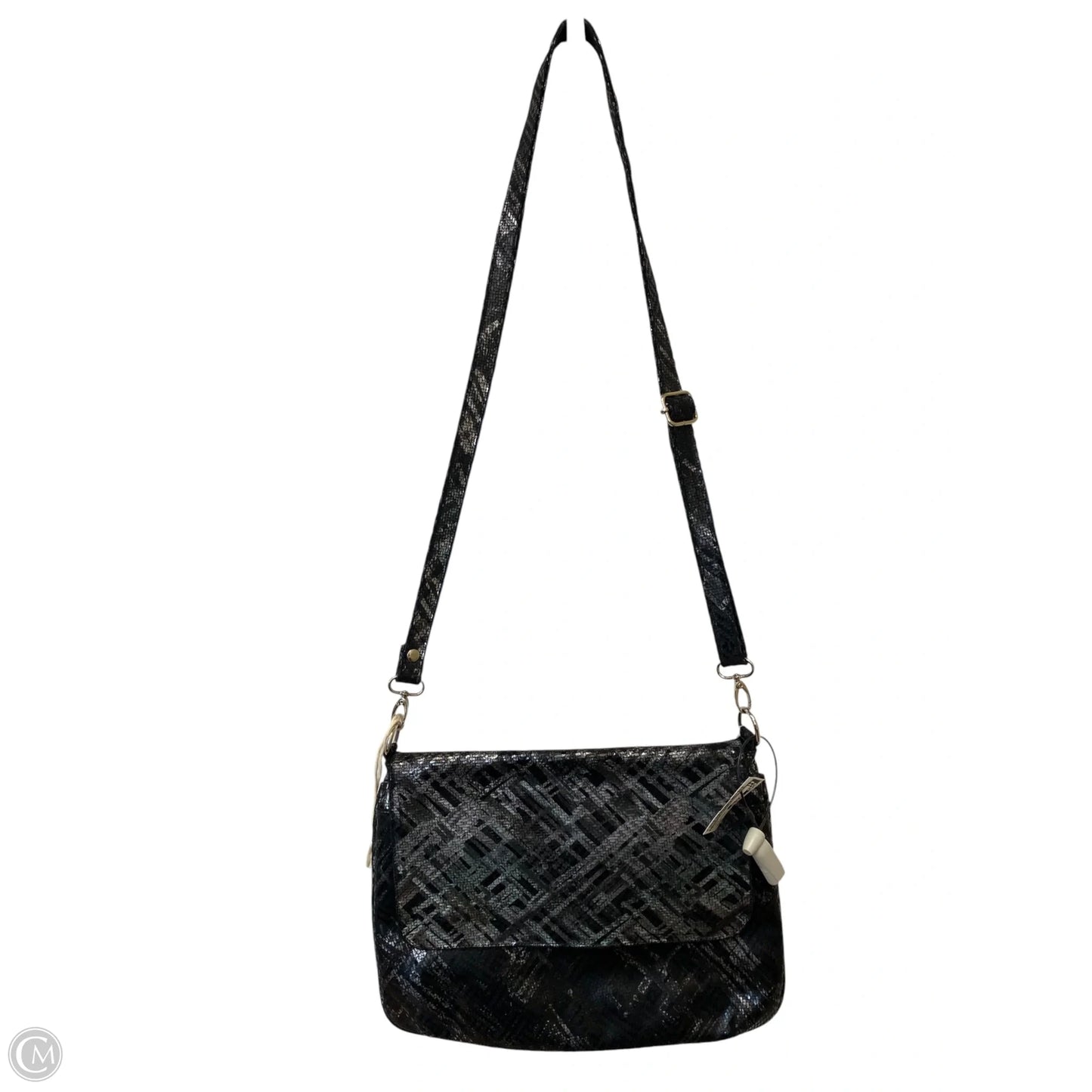 Crossbody Leather By Clothes Mentor, Size: Large