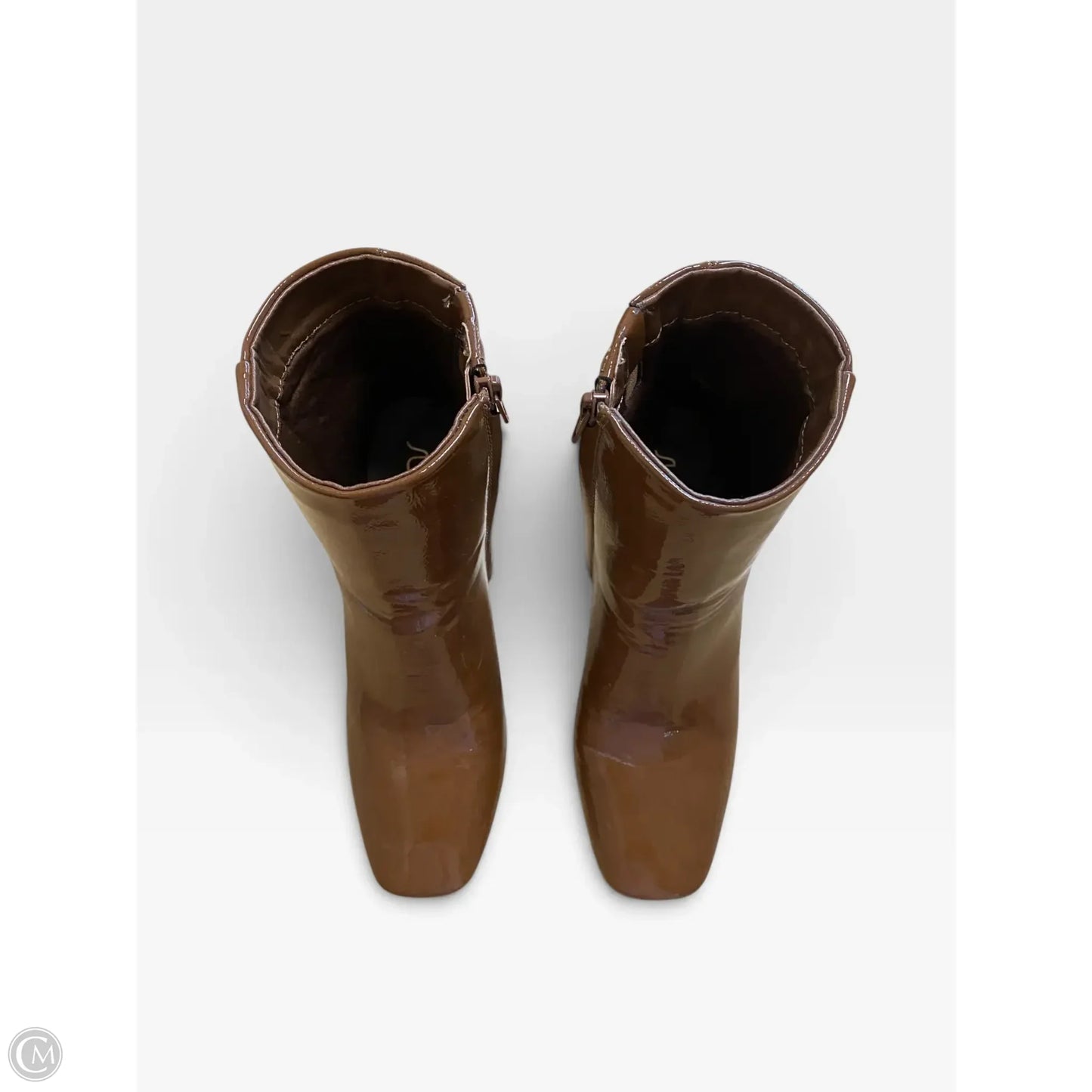 Boots Ankle Heels By Sugar In Brown, Size: 8
