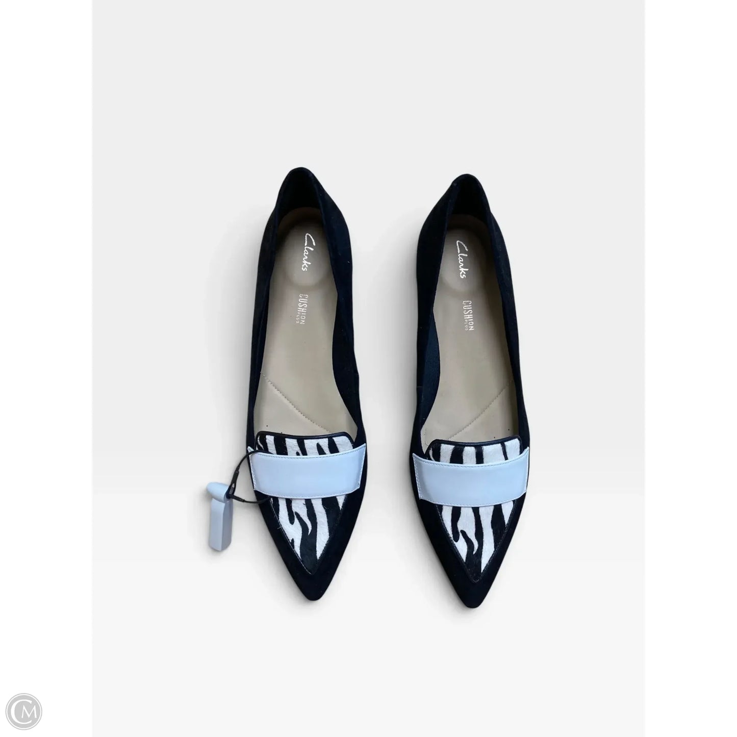 Shoes Flats By Clarks In Black, Size: 10
