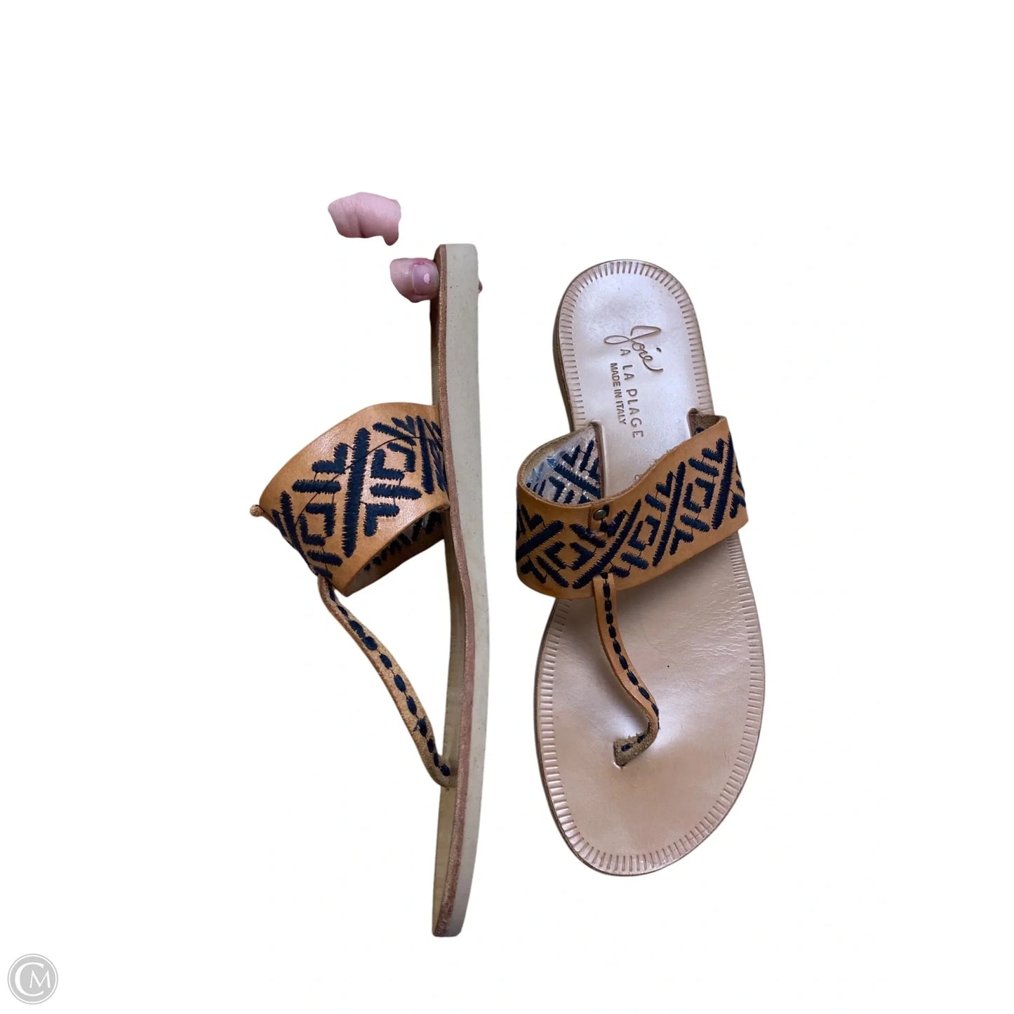 Shoes Flats By Joie In Black & Brown, Size: 9