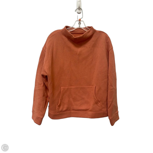 Sweatshirt Collar By Madewell In Orange, Size: M
