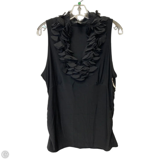 Top Sleeveless By White House Black Market In Black, Size: Xl