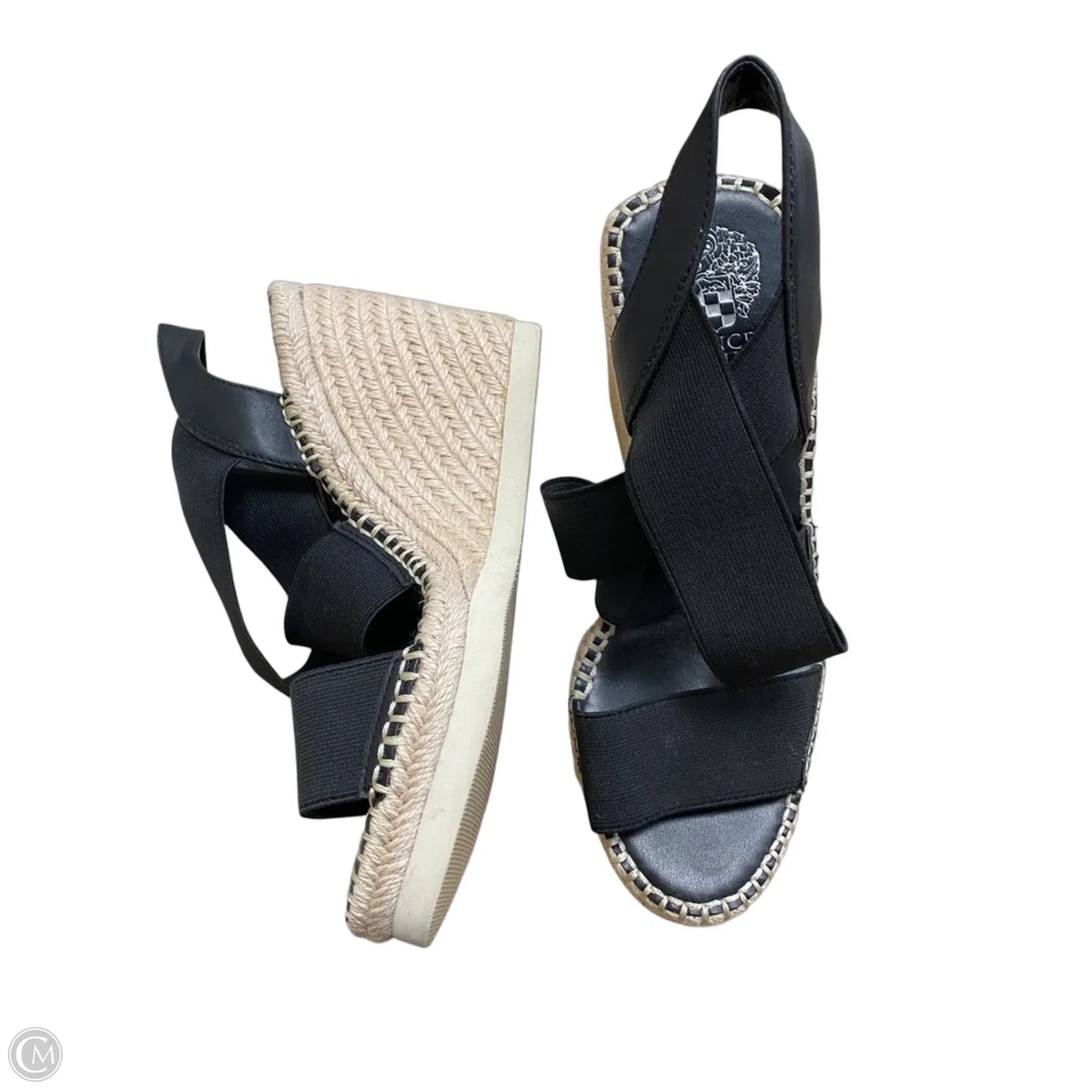 Shoes Heels Wedge By Vince Camuto In Black, Size: 9