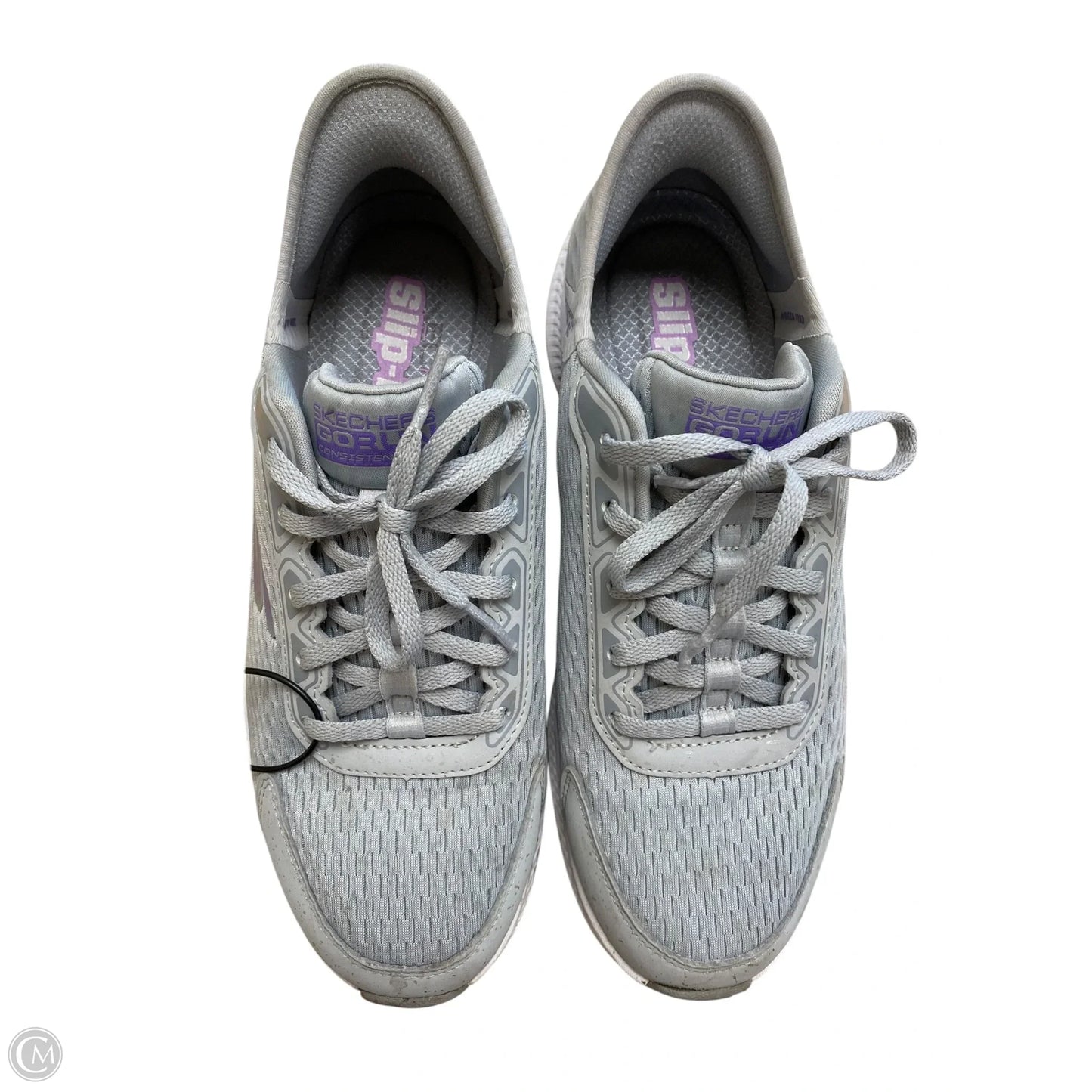 Shoes Athletic By Skechers In Grey, Size: 7.5