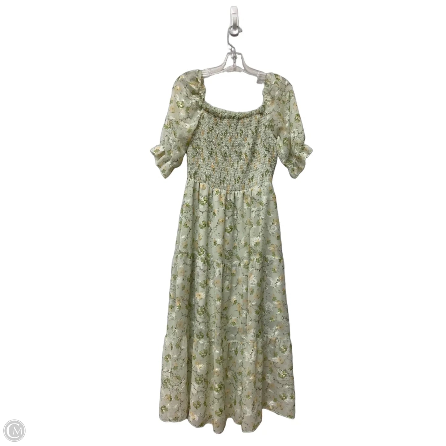 Dress Casual Maxi By Cmb In Green, Size: L