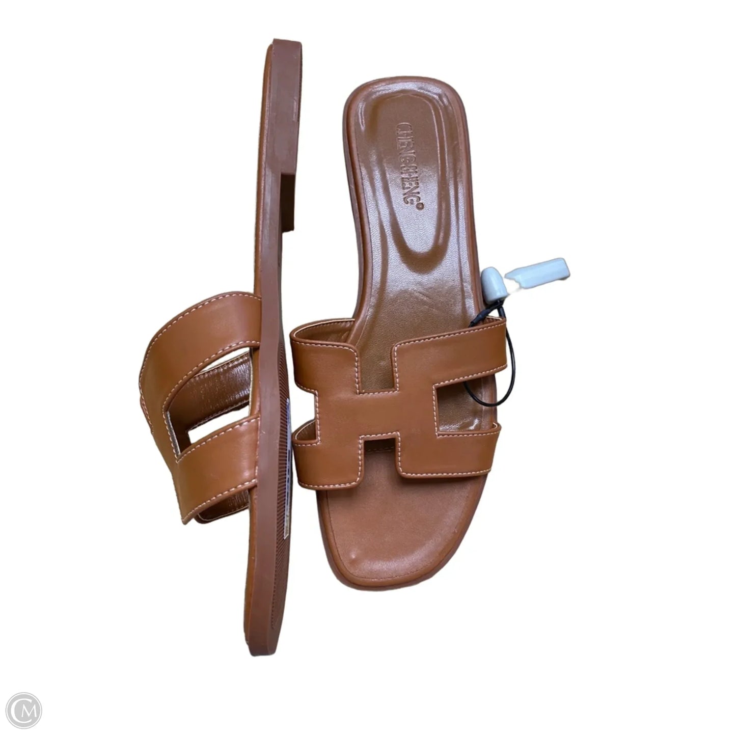 Shoes Flats By Clothes Mentor In Brown, Size: 12
