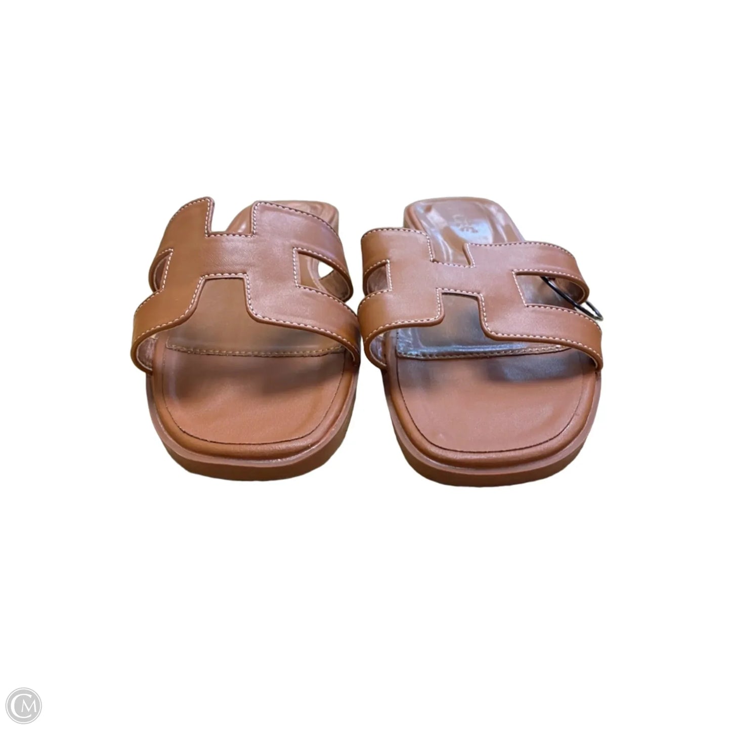 Shoes Flats By Clothes Mentor In Brown, Size: 12