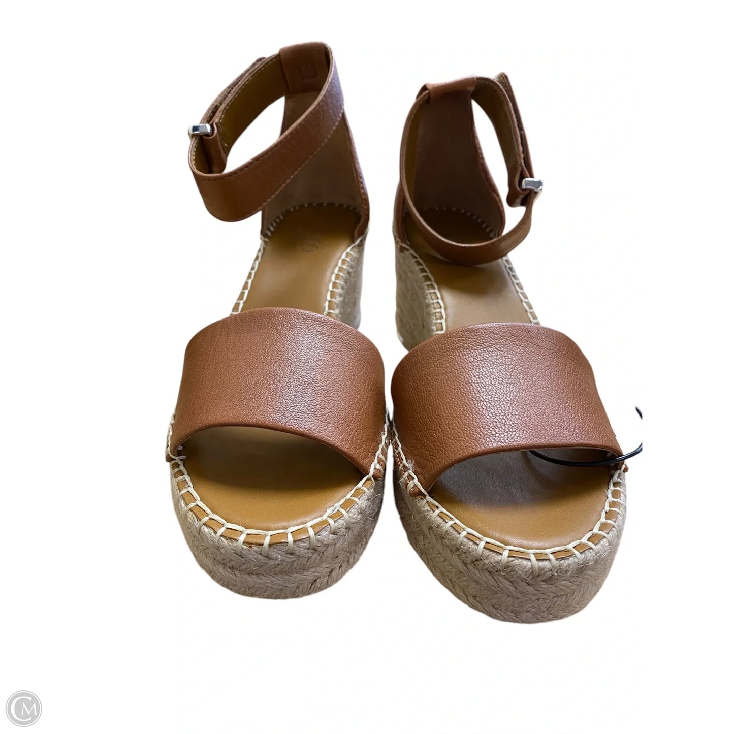 Shoes Heels Wedge By Franco Sarto In Brown, Size: 8