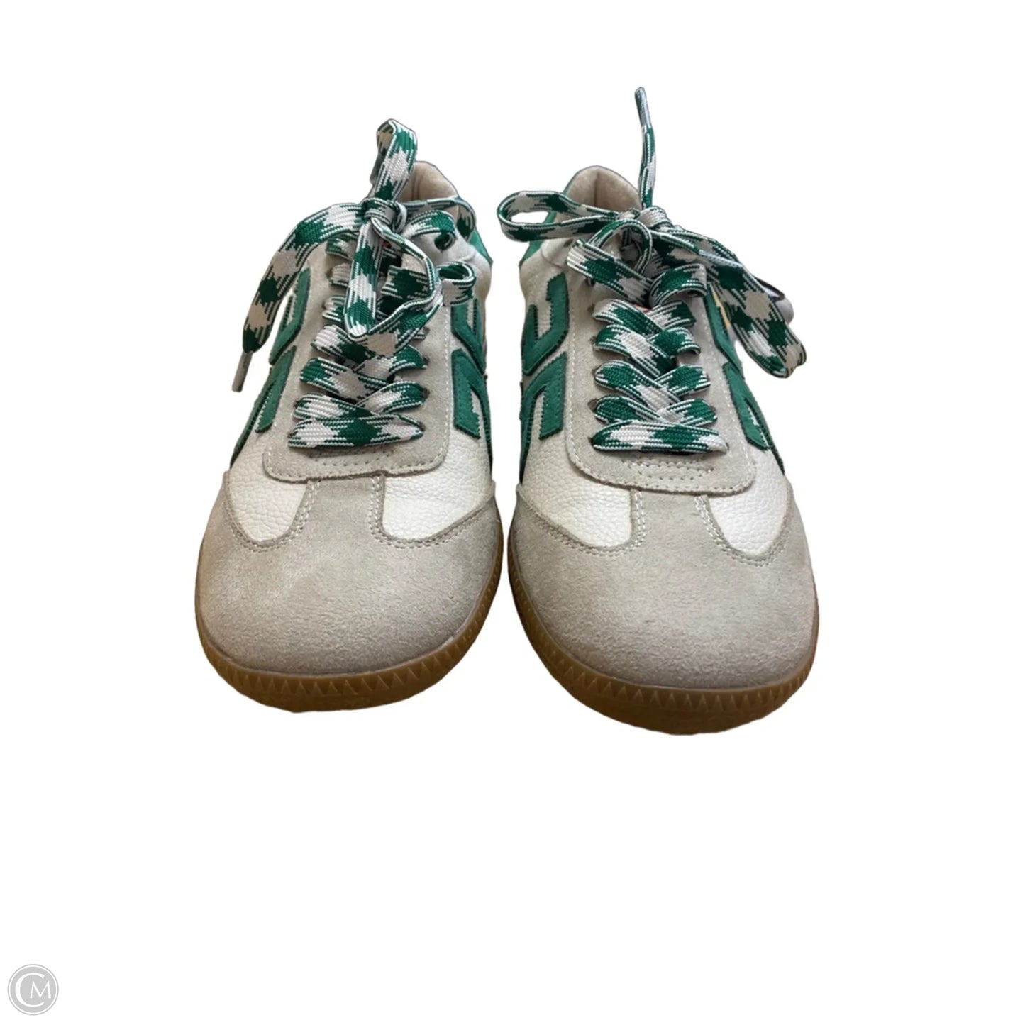 Shoes Sneakers By Shu Shop In Green & White, Size: 7