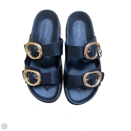 Shoes Flats By Top Moda In Black, Size: 5.5