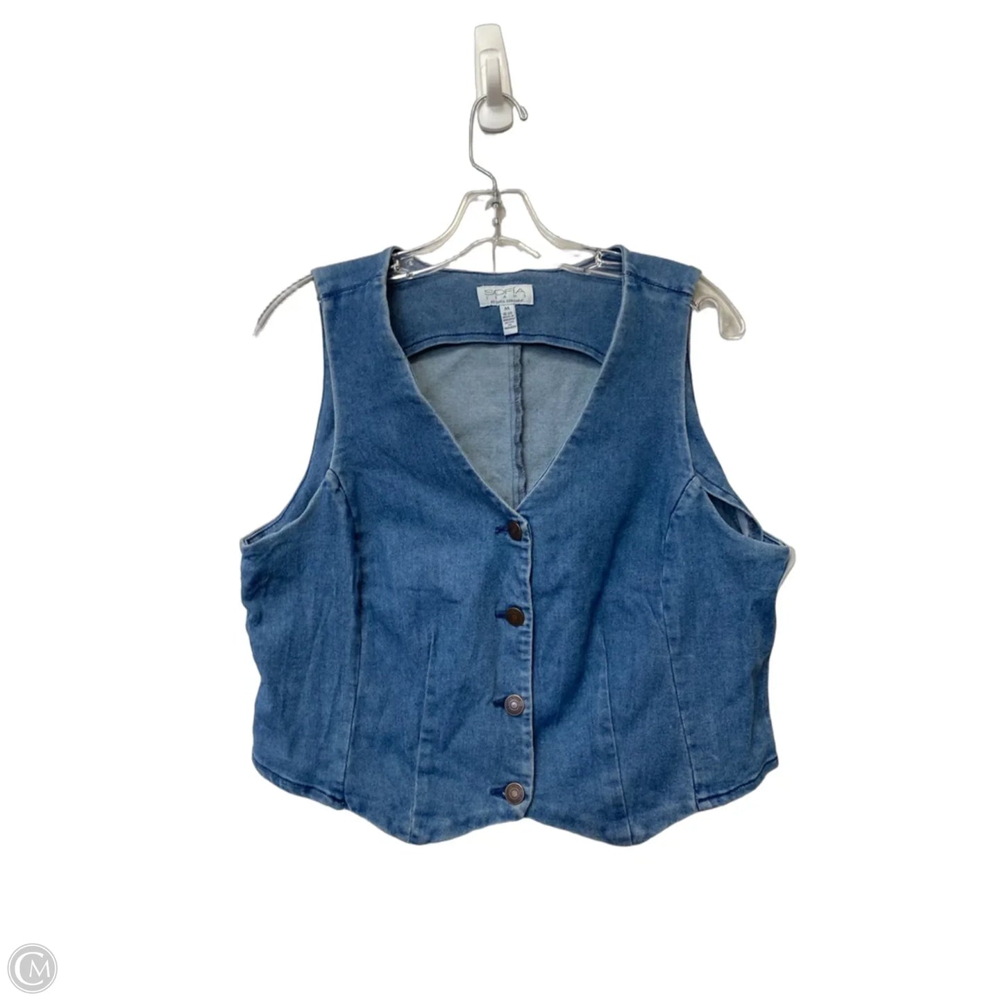 Vest Other By Sofia By Sofia Vergara In Blue Denim, Size: M