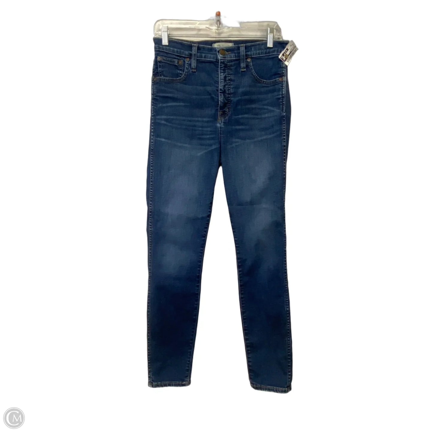 Jeans Skinny By Madewell In Blue Denim, Size: 28