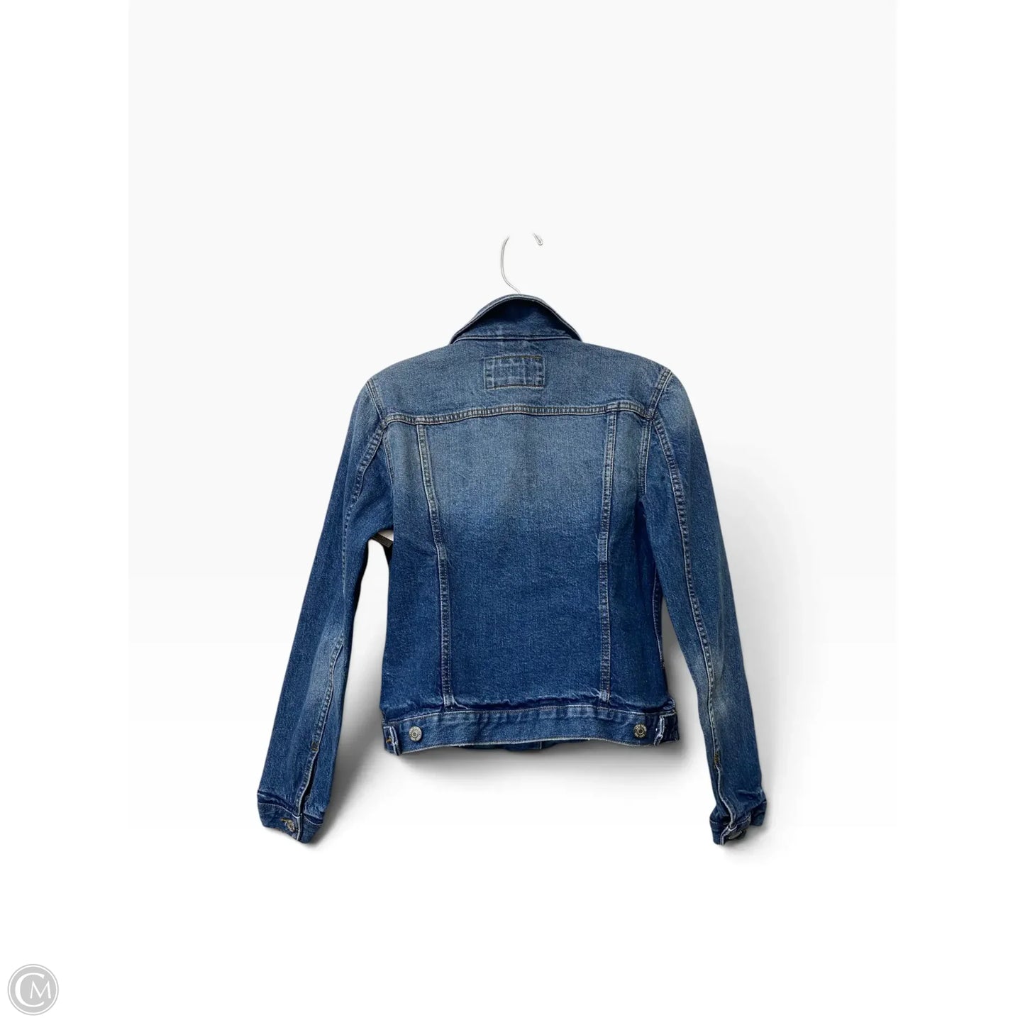 Jacket Denim By Loft In Blue Denim, Size: Xs