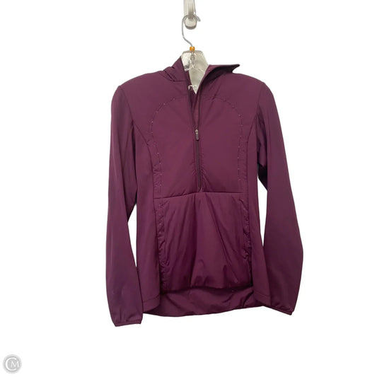 Athletic Jacket By Lululemon In Purple, Size: 4