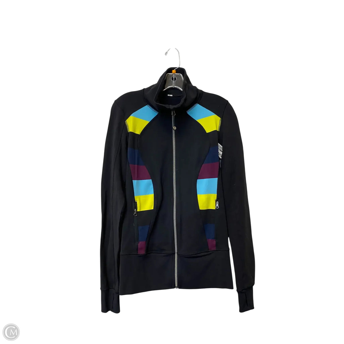 Athletic Jacket By Lululemon In Black, Size: S