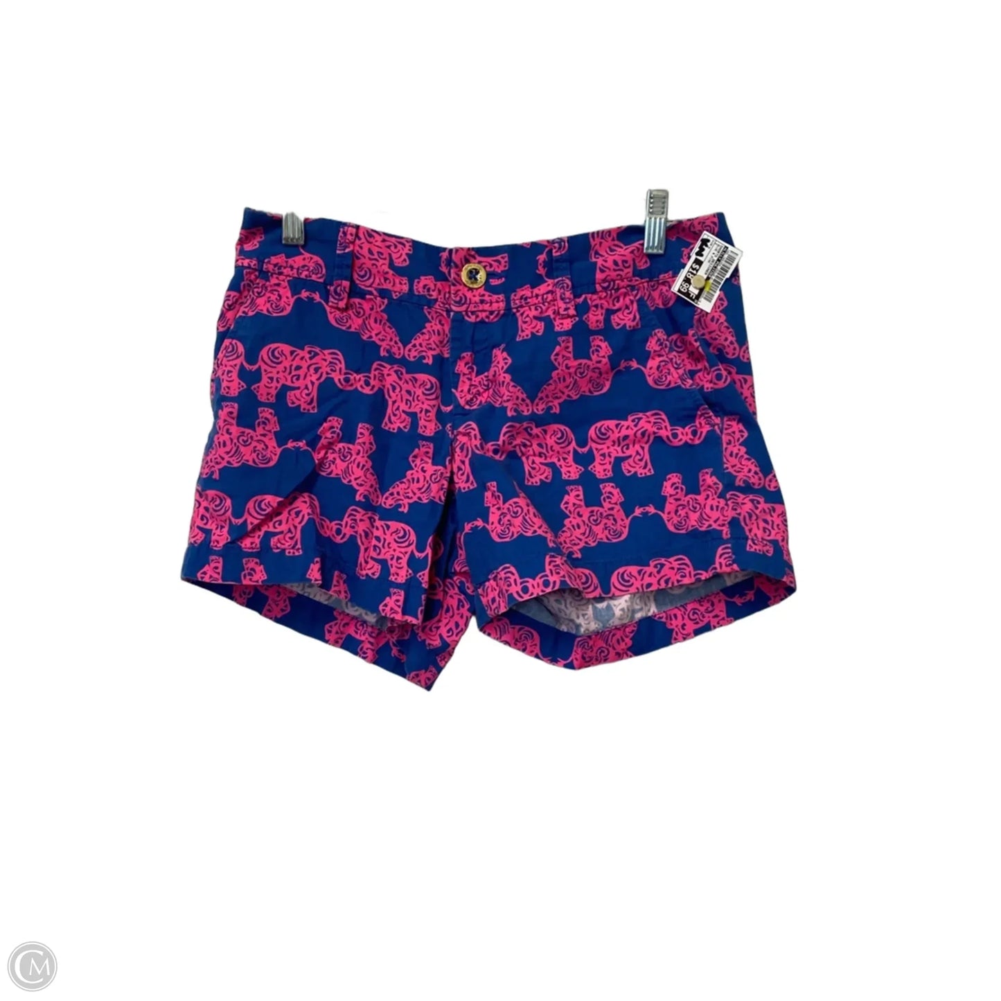 Shorts Designer By Lilly Pulitzer In Blue & Pink, Size: 2