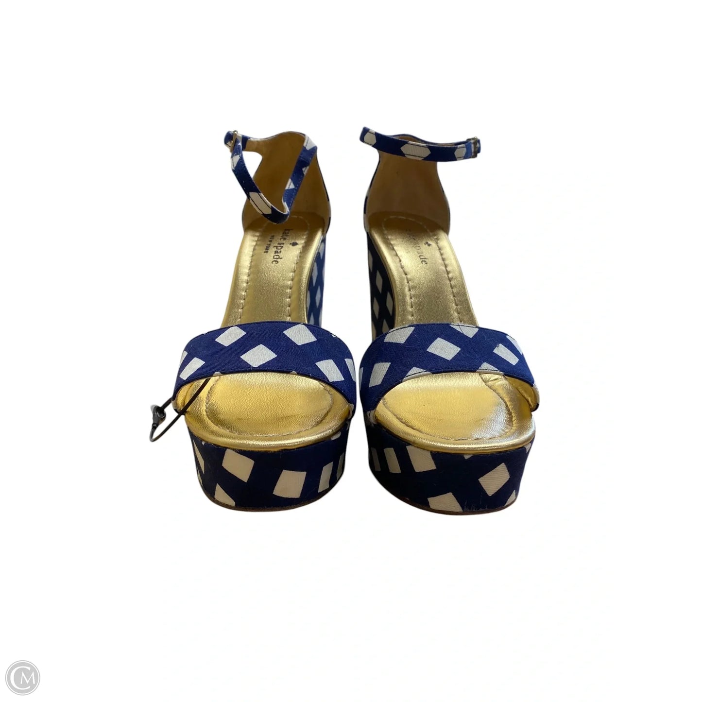 Shoes Designer By Kate Spade In Blue, Size: 8.5