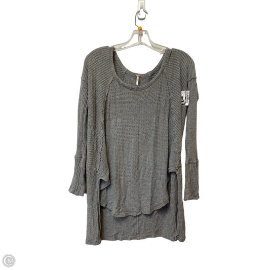 Top Long Sleeve By Free People In Grey, Size: S
