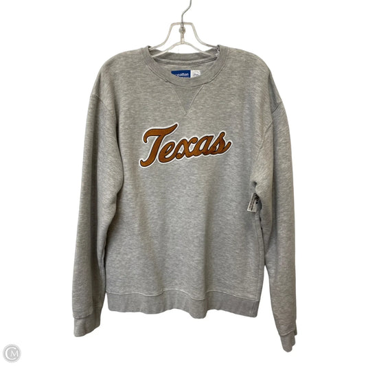 Sweater By Clothes Mentor In Grey, Size: L