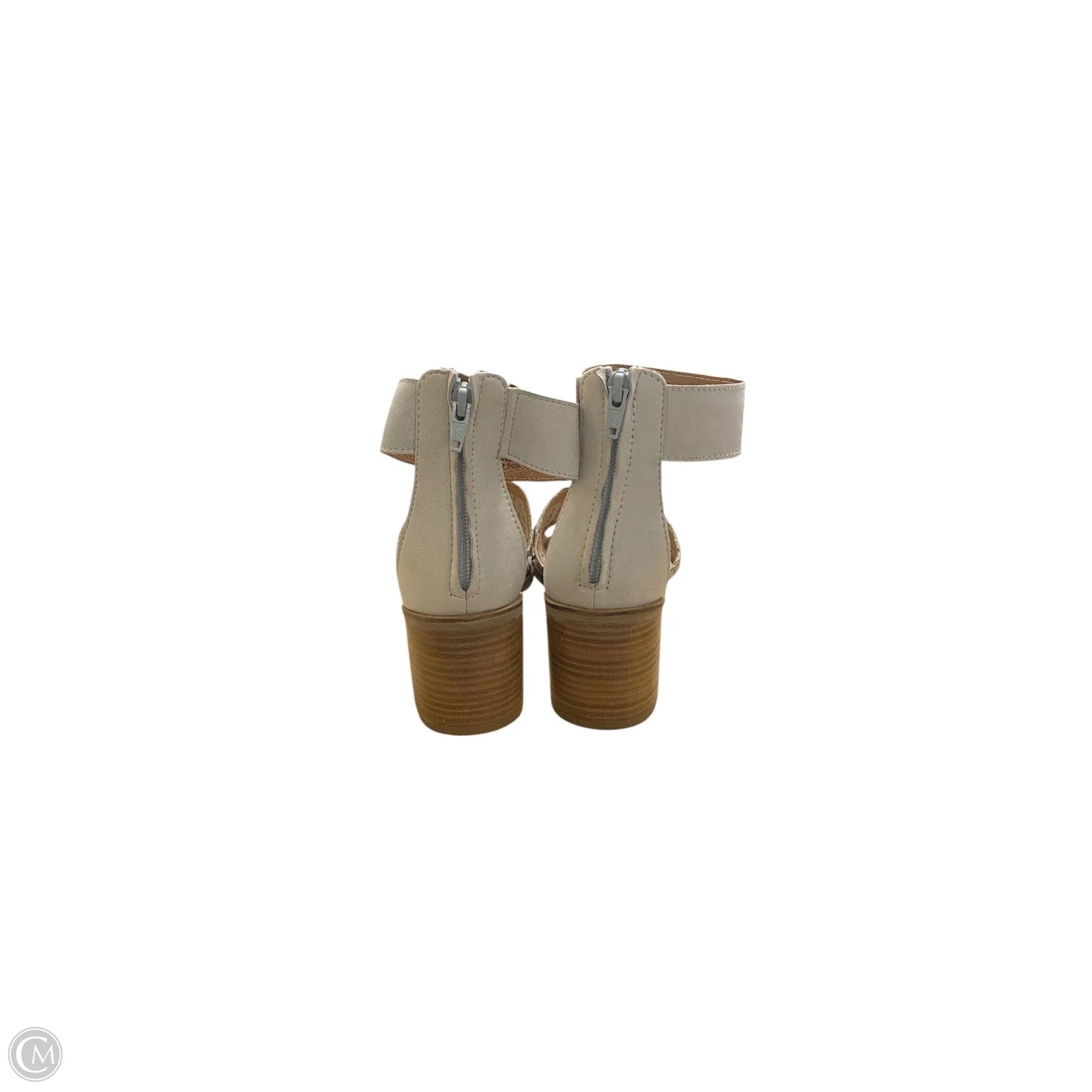 Shoes Heels Block By Diba In Cream, Size: 8