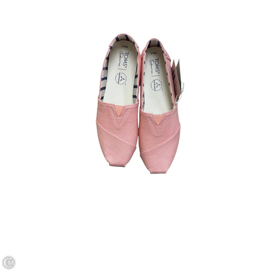Shoes Flats By Toms In Pink, Size: 8.5