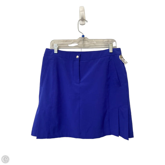 Athletic Skirt By Chicos In Blue, Size: 8