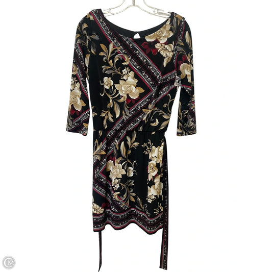 Dress Casual Short By White House Black Market In Floral Print, Size: Xs