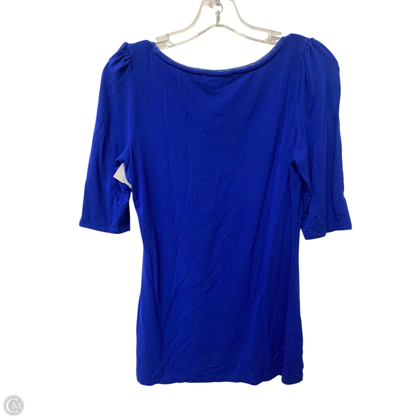 Top Short Sleeve By White House Black Market In Blue, Size: Xs